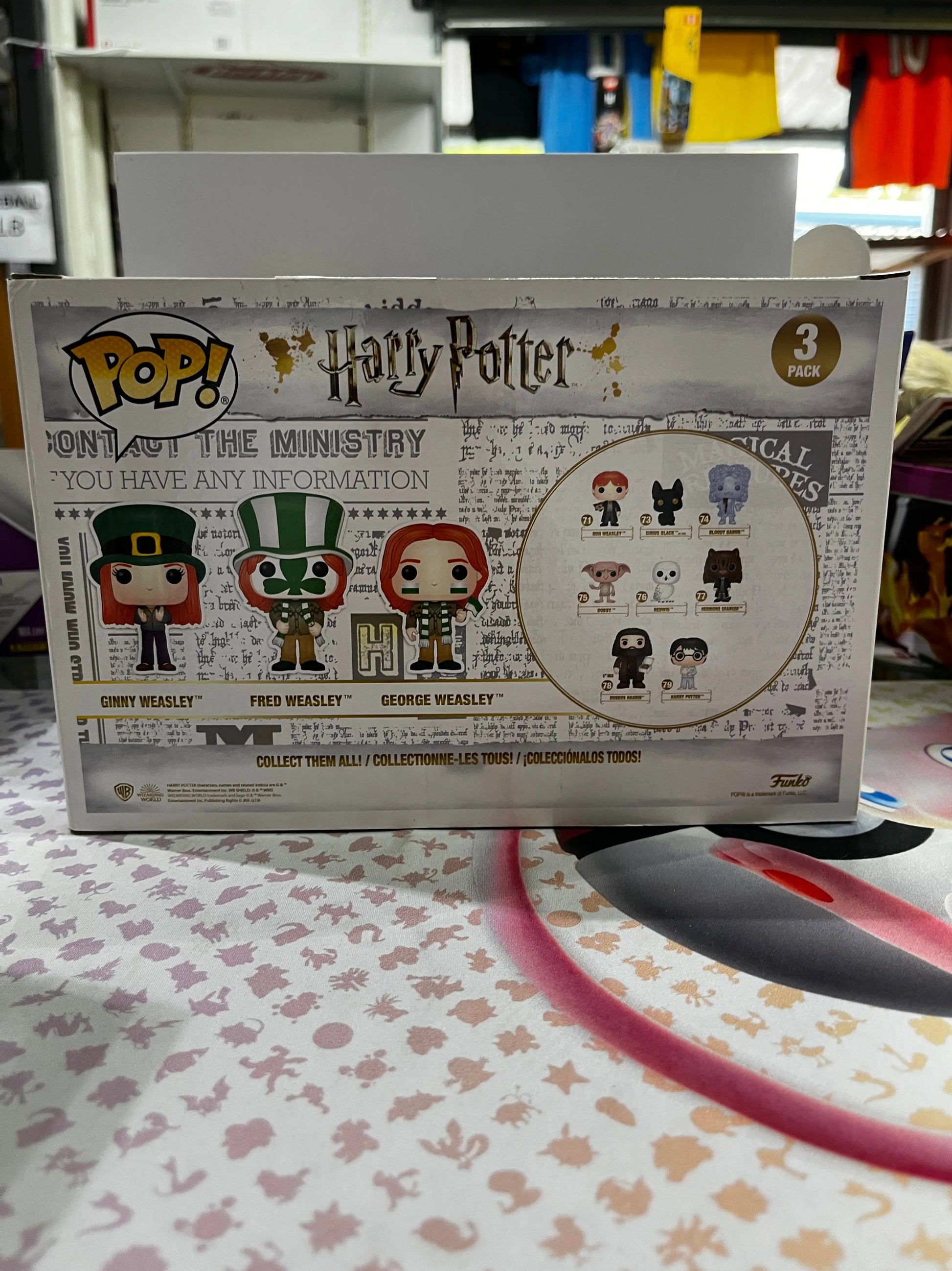 Funko Pop Vinyl Harry Potter Ginny, Fred, & George Weasley ( 3 pack ) FRENLY BRICKS - Open 7 Days