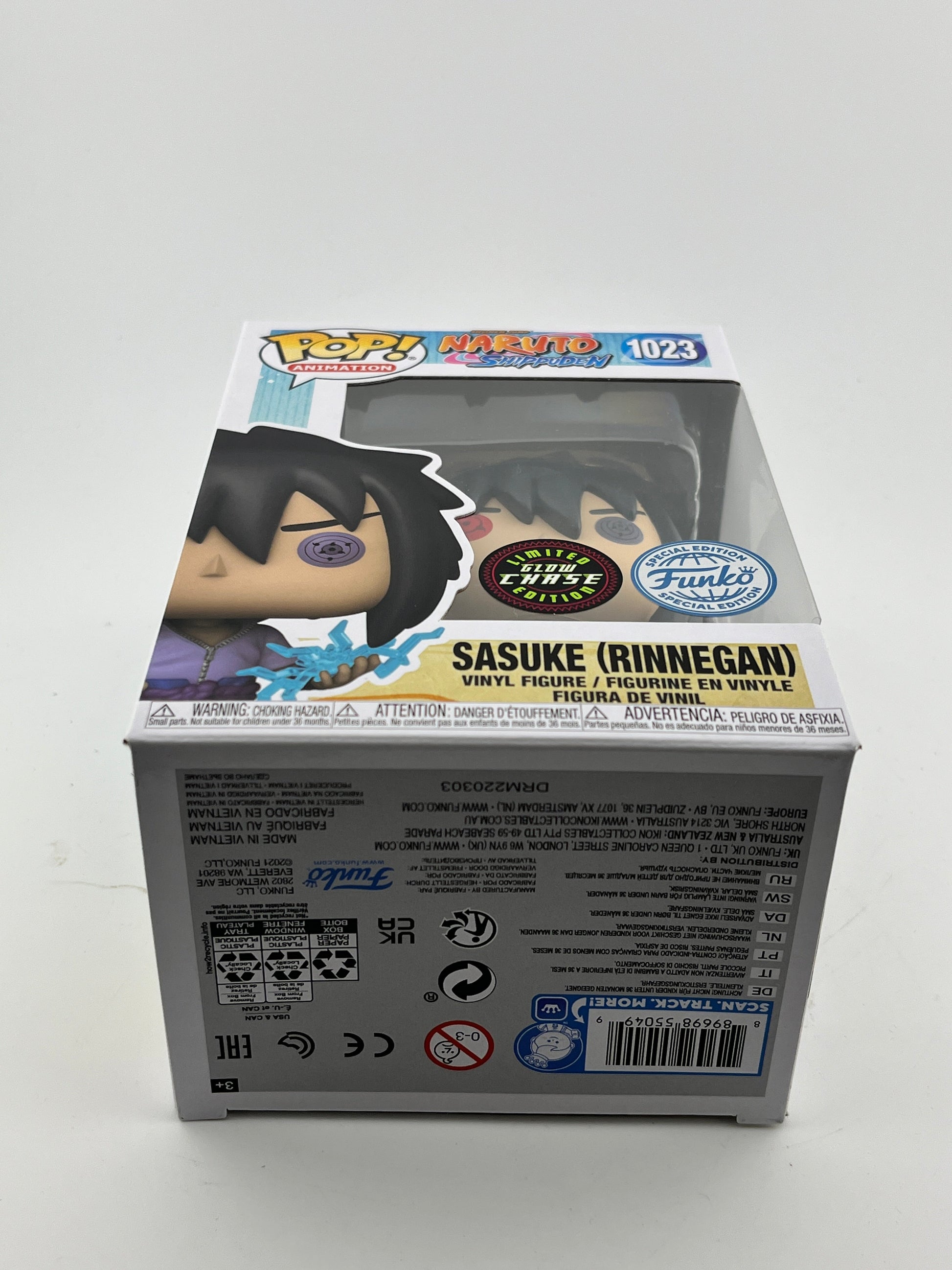 Funko POP! Animation Naruto Shippuden - Sasuke (Rinnegan) #1023 - Glow Chase - Special Edition FRENLY BRICKS - Open 7 Days
