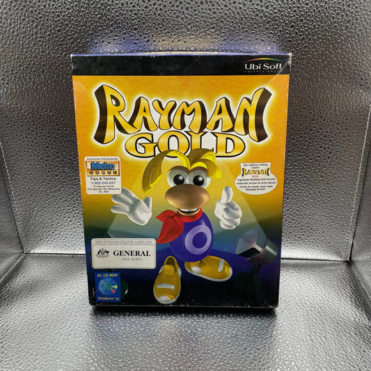 Rayman Gold PC BIG BOX RARE Game Used Tested & Working PAL  Windows 95 UK FRENLY BRICKS - Open 7 Days