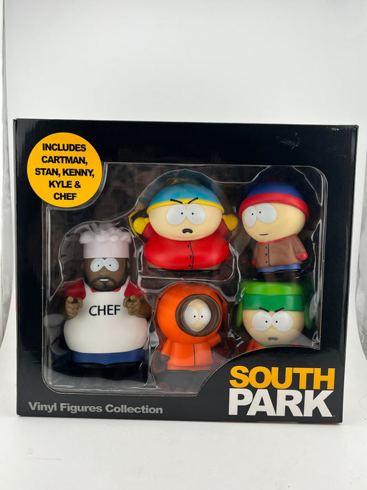 South Park Vinyl Figure Collection - 5 Piece -Stan,Kenny,Cartman,Kyle, and Chef FRENLY BRICKS - Open 7 Days