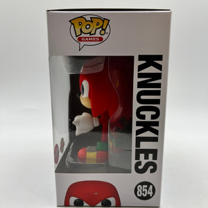 Funko POP! Games Sonic The Hedgehog - Knuckles #854 - Flocked Special Edition FRENLY BRICKS - Open 7 Days