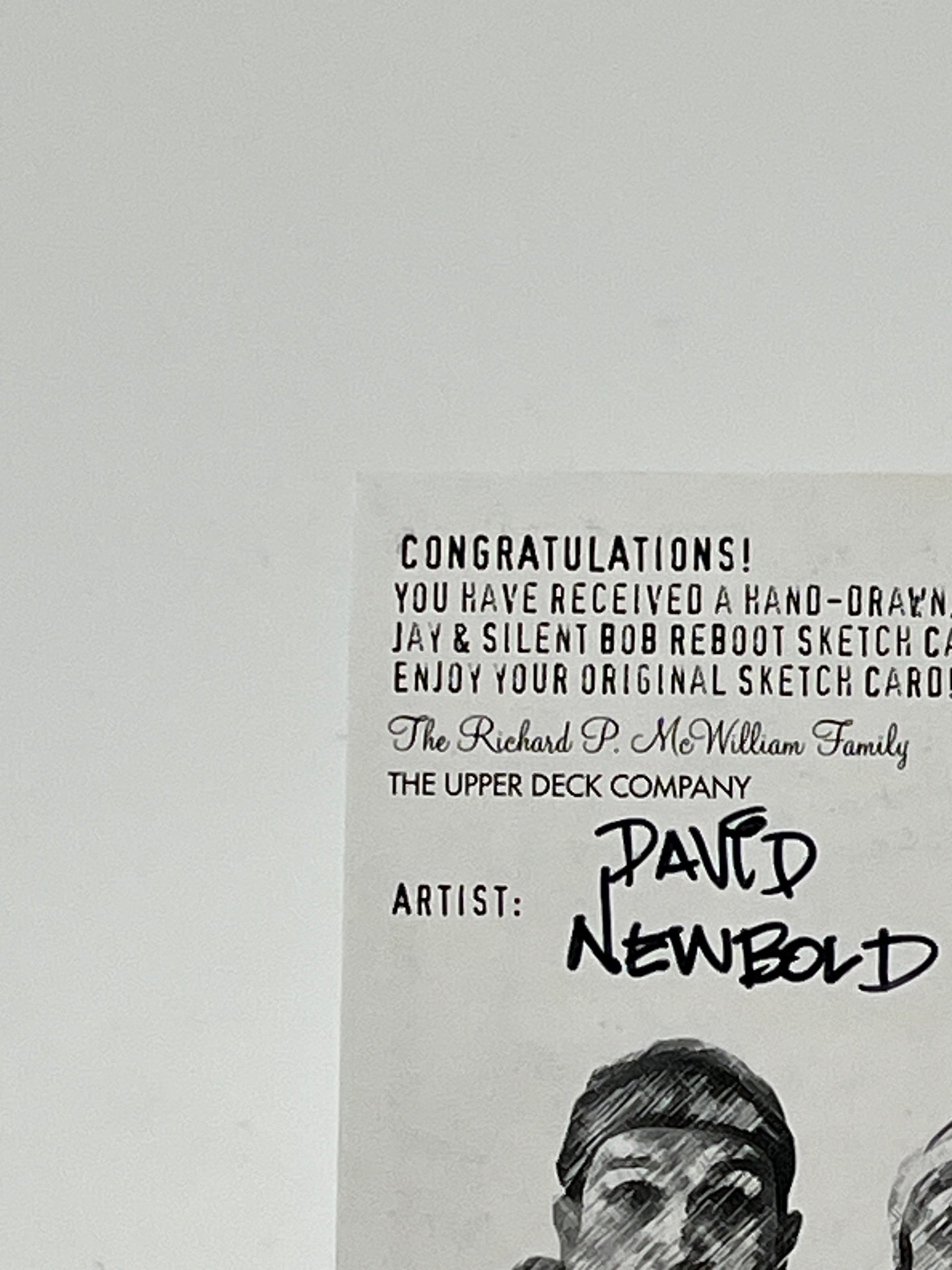 2023 UD Skybox Jay And Silent Bob Reboot - David Newbold Sketch 1/1 FRENLY BRICKS - Open 7 Days