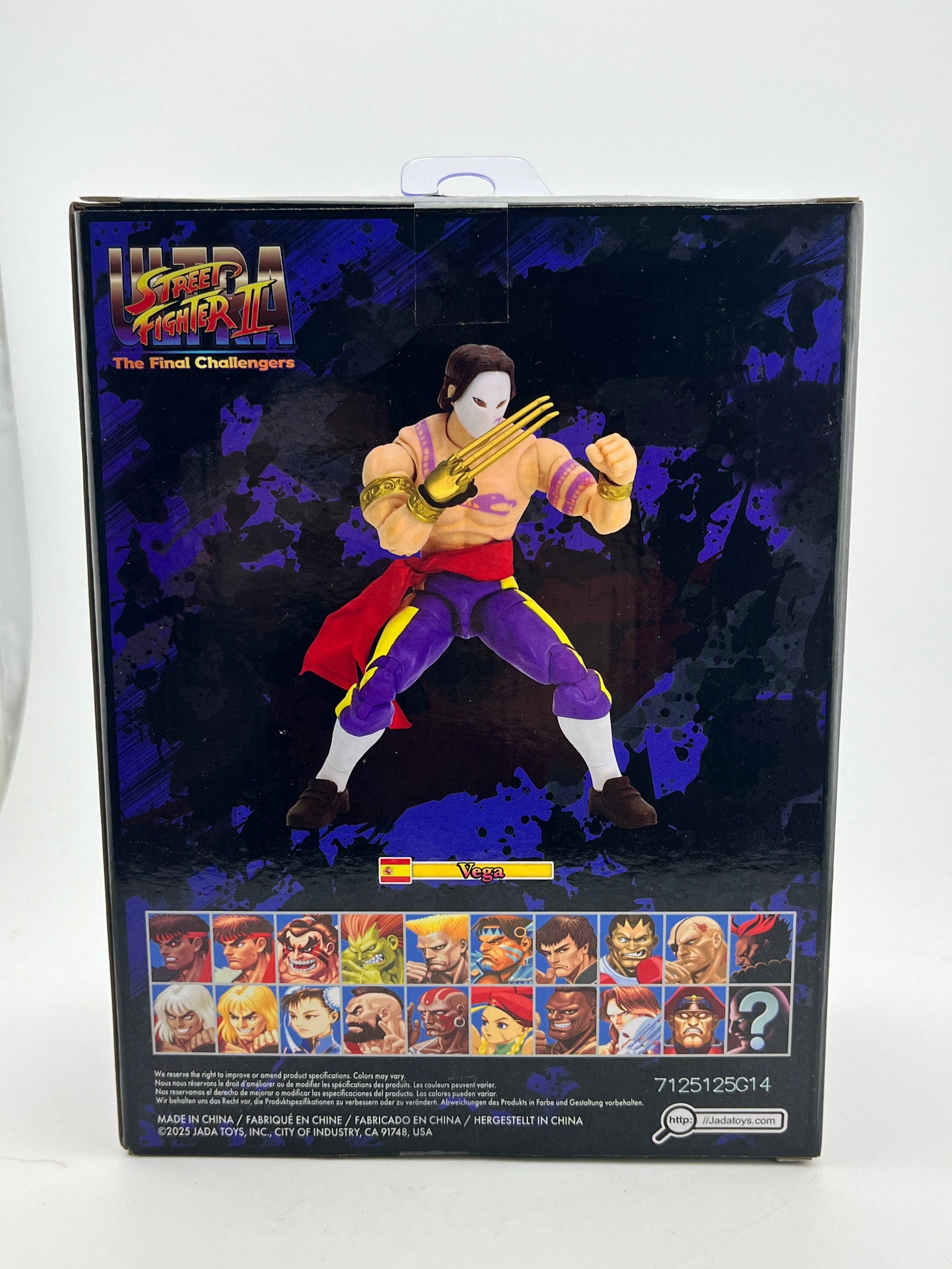 Street Fighter II The Final Challengers - Vega 6 inch Action Figure FRENLY BRICKS - Open 7 Days