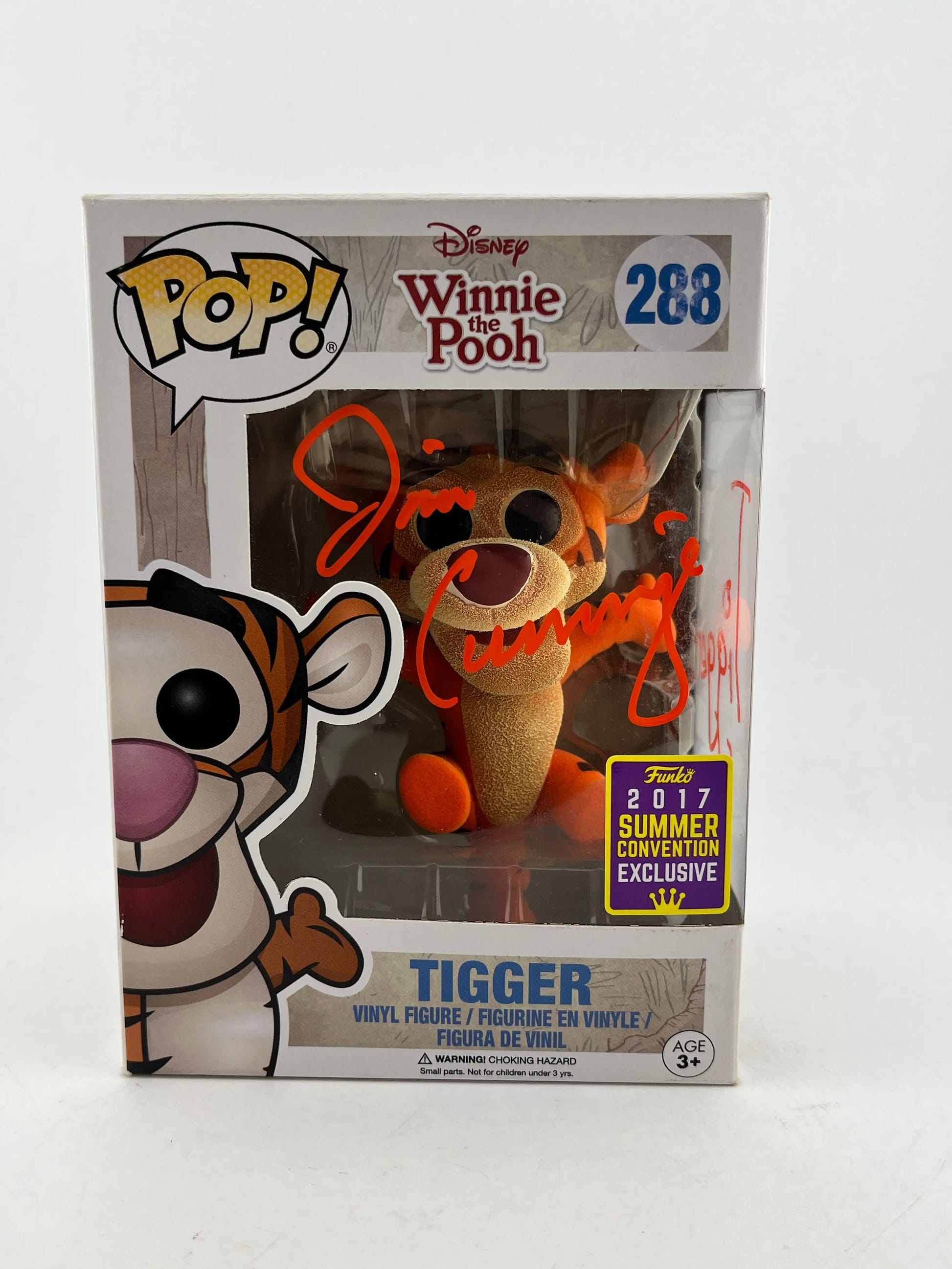 Funko POP! Disney Winnie The Pooh - Tigger #288 Signed By Jim Cummings image 1