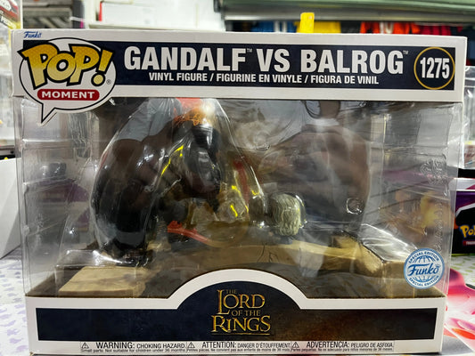 Funko Pop Vinyl Moments The Lord of The Rings Gandalf Vs Balrog #1275 FRENLY BRICKS - Open 7 Days