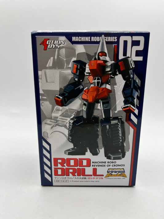 Action Toys Machine Robo Series - Rod Drill 02 Machine Robo Chronos' - Sealed FRENLY BRICKS - Open 7 Days
