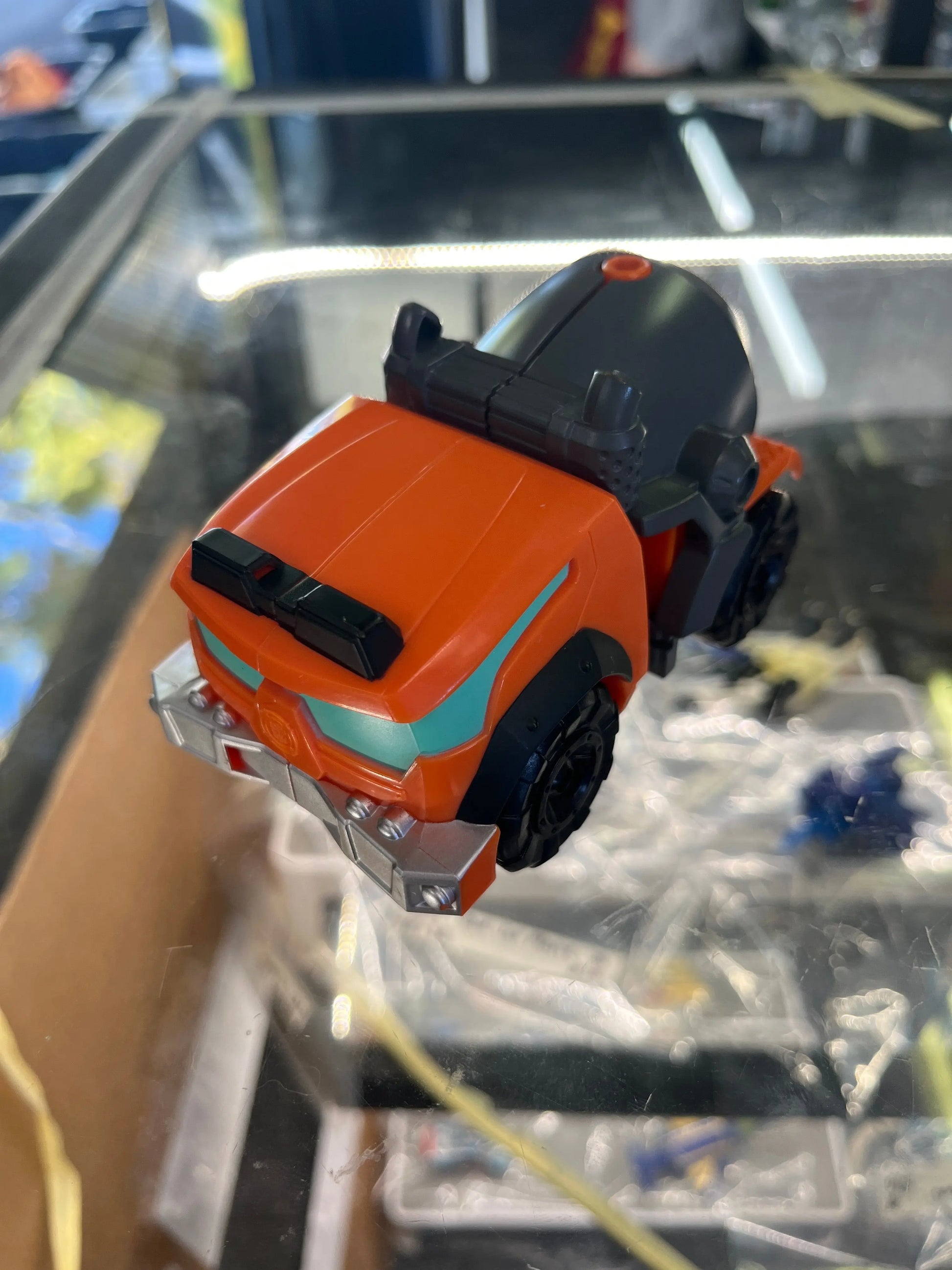 TRANSFORMERS Playskool RESCUE BOTS ACADEMY Cement Mixer WEDGE Construction-Bot FRENLY BRICKS - Open 7 Days