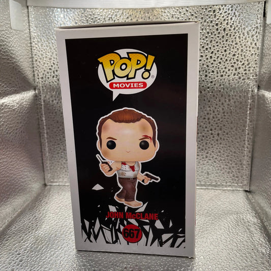 Funko Pop! John McClane Die Hard Vinyl Bobble Toy Figure #667 RARE FRENLY BRICKS - Open 7 Days