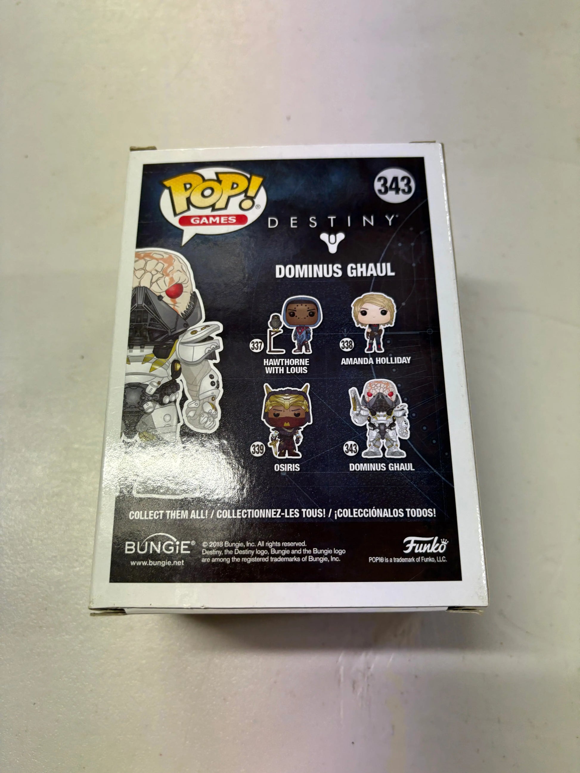 Funko Pop Vinyl #343 Destiny Dominus Ghaul FRENLY BRICKS - Open 7 Days