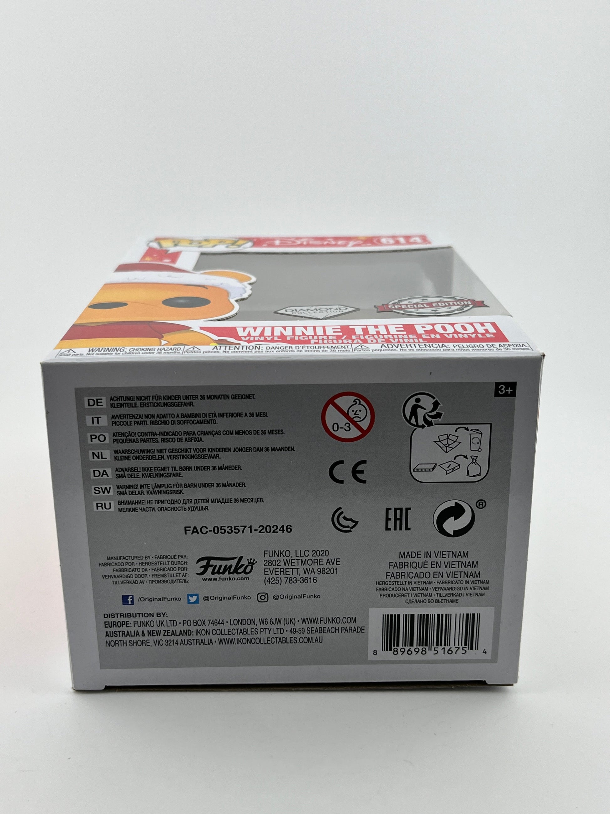 Funko POP! Disney - Winnie The Pooh #614 - Diamond Special Edition FRENLY BRICKS - Open 7 Days