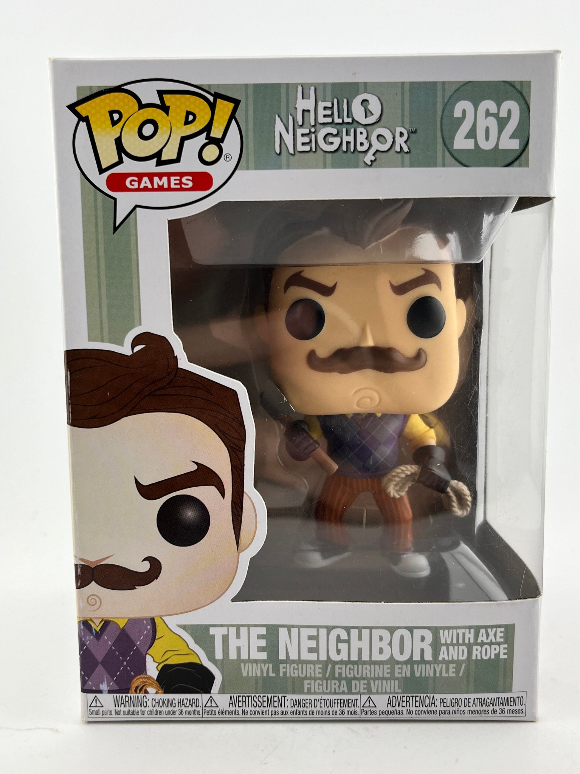 Funko POP! Games Hello Neighbour - The Neighbour With Rope and Axe #262 - Vinyl Collectable FRENLY BRICKS - Open 7 Days