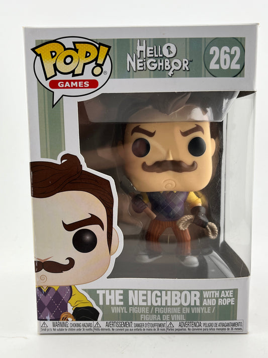 Funko POP! Games Hello Neighbour - The Neighbour With Rope and Axe #262 - Vinyl Collectable FRENLY BRICKS - Open 7 Days