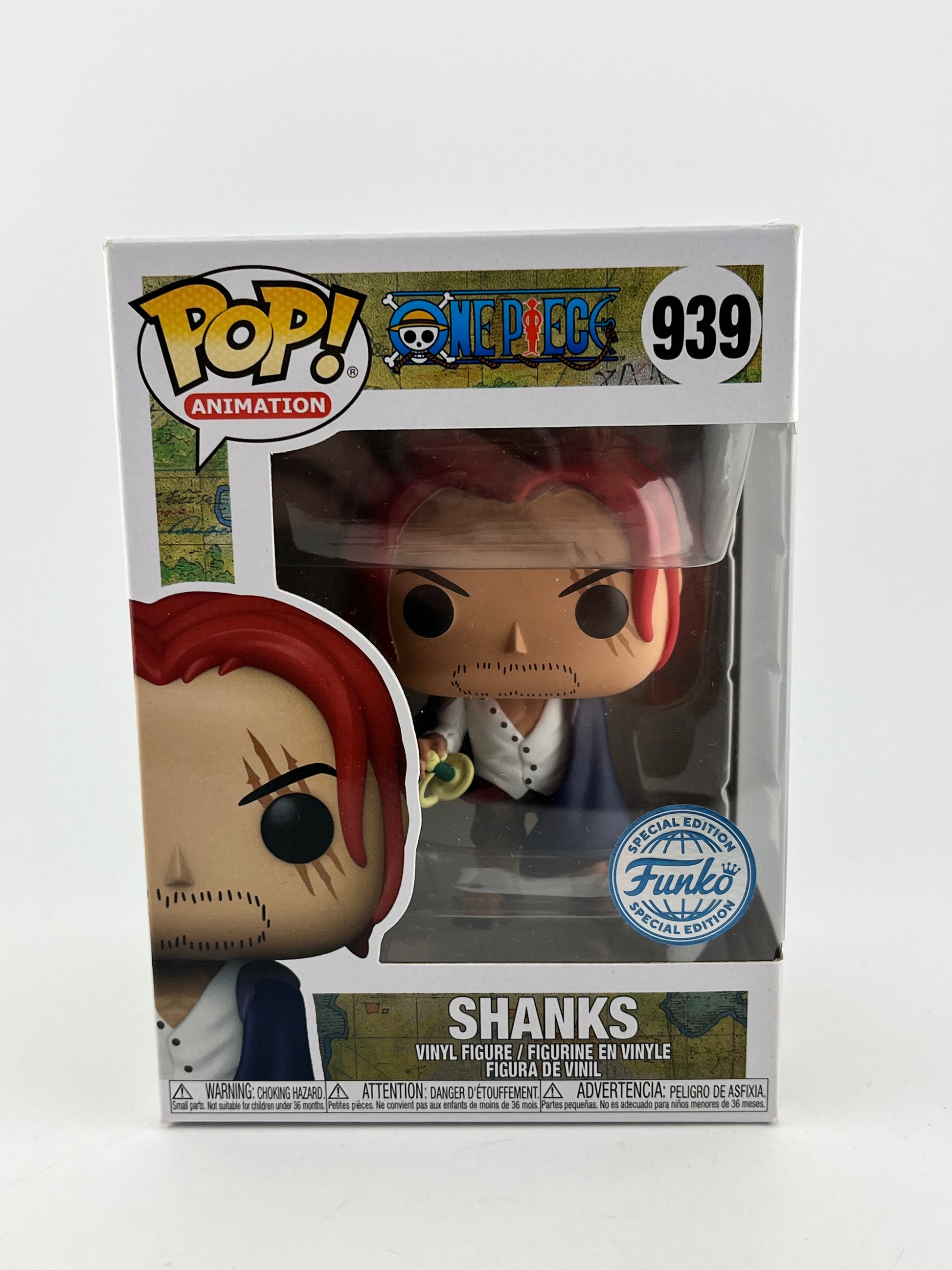 Funko POP! Animation One Piece - Shanks #939 - Special Edition - Vinyl Collectable FRENLY BRICKS - Open 7 Days