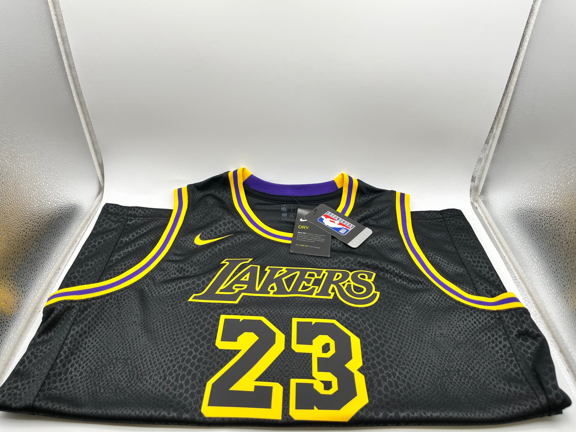 Nike Lebron James #23 - Los Angeles Lakers Black Mamba City Jersey sz.52 XL FRENLY BRICKS - Open 7 Days