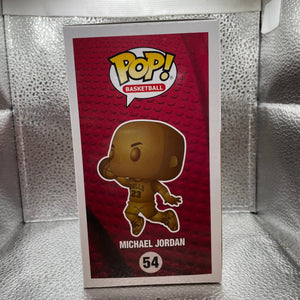 Michael Jordan Pop 54 Bronze - NBA Funko Pop! Vinyl 2018 - Vaulted FRENLY BRICKS - Open 7 Days