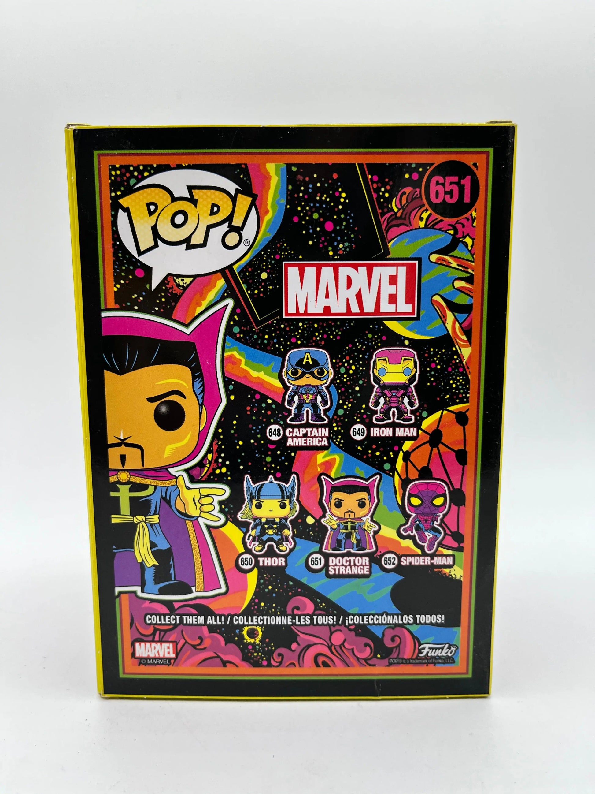 Funko POP! Marvel Doctor Strange Black Light Special Edition #651 FRENLY BRICKS - Open 7 Days