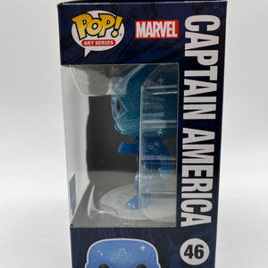 Funko POP! Art Series Marvel The Infinity Saga Captain America #46 - Vinyl Collectable FRENLY BRICKS - Open 7 Days