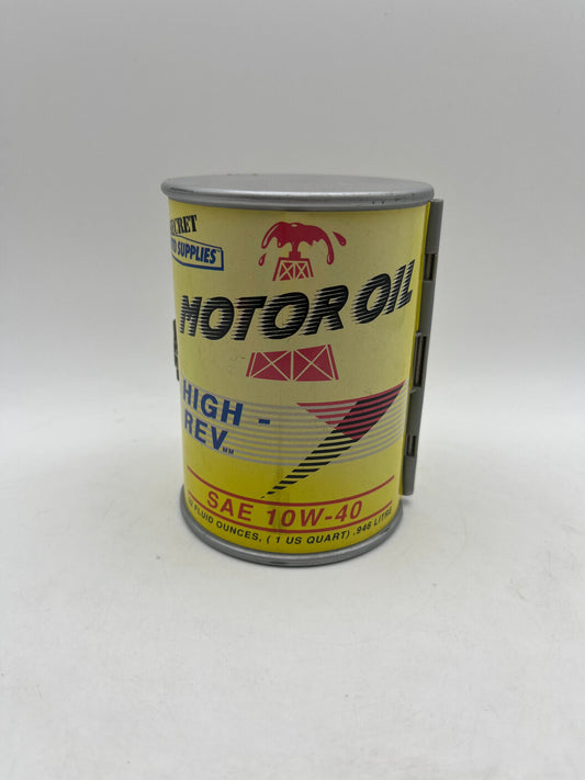 Vtg 1989 Galoob Micro Machines Secret Auto Supplies Motor Oil Can Playset FRENLY BRICKS - Open 7 Days
