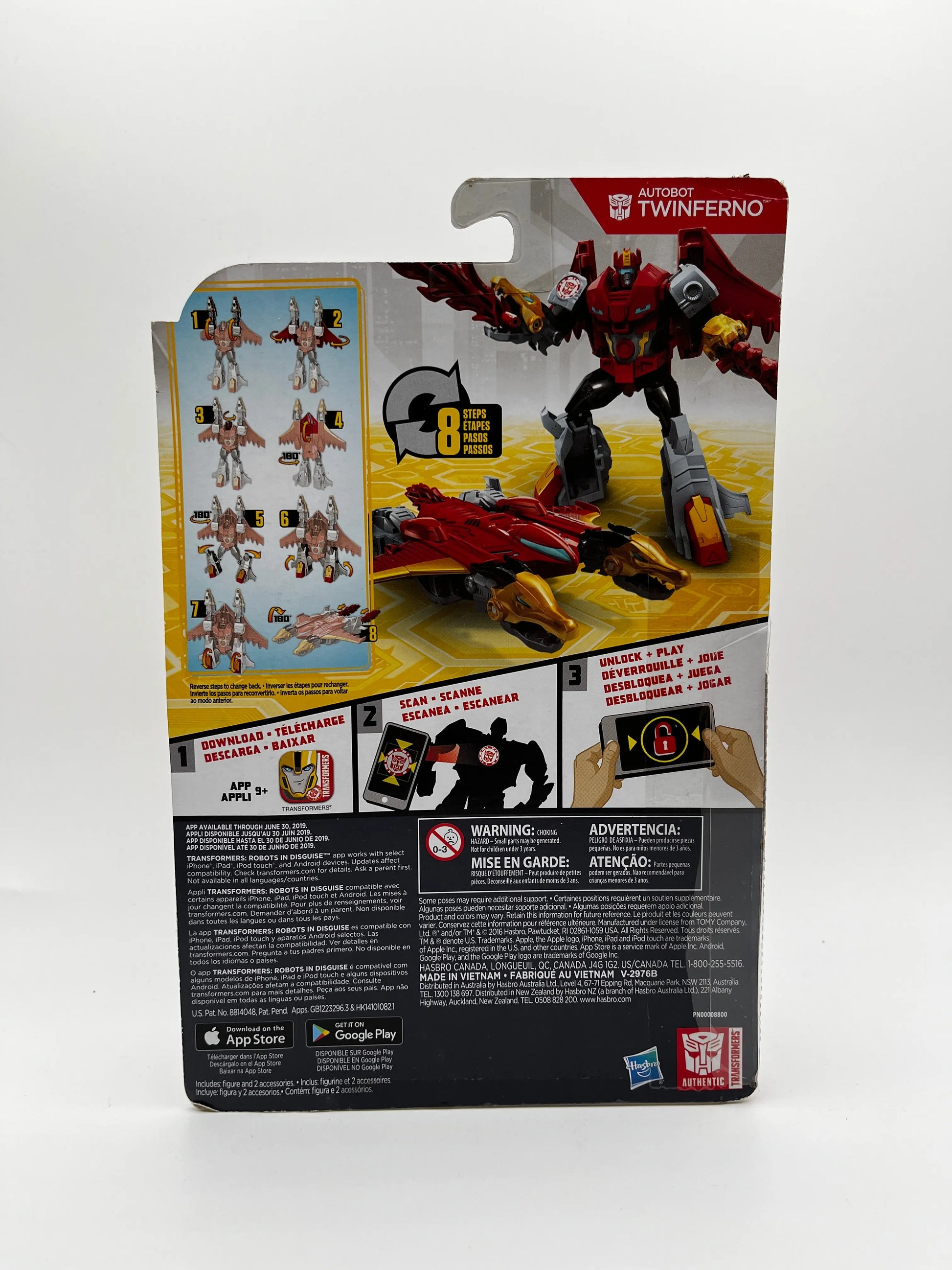 Hasbro Transformers Robots in Disguise 2016 Autobot Twinferno FRENLY BRICKS - Open 7 Days