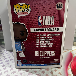Funko Pop Vinyl Basketball Clippers Kawhi Leonard #145 FRENLY BRICKS - Open 7 Days