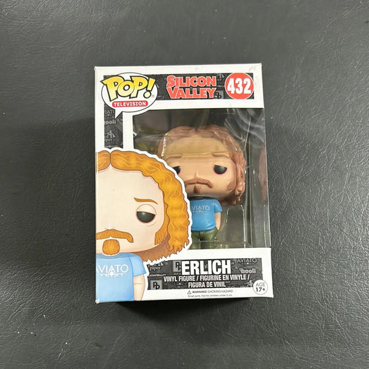 Funko Pop! Television Silicon Valley Erlich #432 FRENLY BRICKS - Open 7 Days