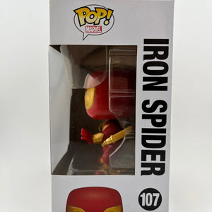 Funko POP! Marvel Spider-Man - Iron Spider #107 - Vinyl Collectable FRENLY BRICKS - Open 7 Days