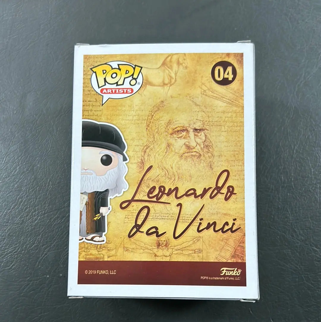 Funko Pop Vinyl - Artists - Leonardo Da Vinci #04 FRENLY BRICKS - Open 7 Days