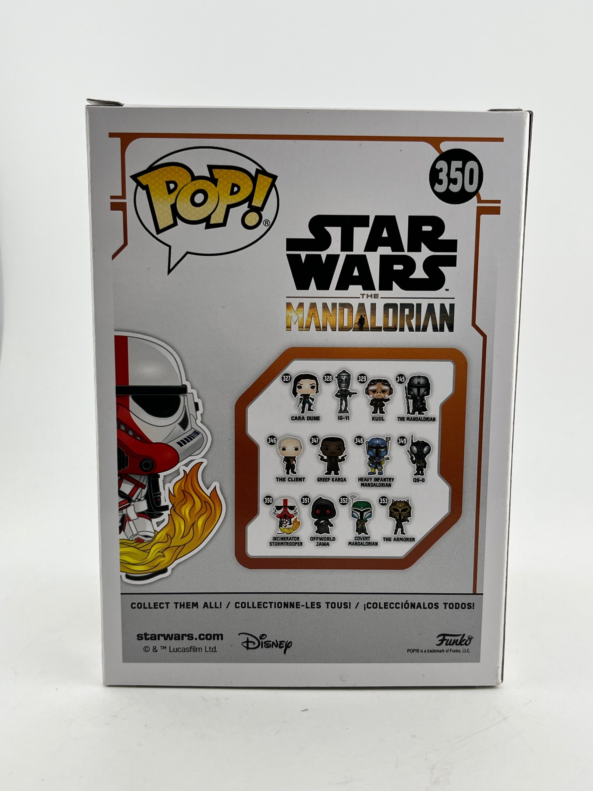 Funko POP! The Mandalorin- Incinerator Stormtrooper #350 - Vinyl Collectable FRENLY BRICKS - Open 7 Days