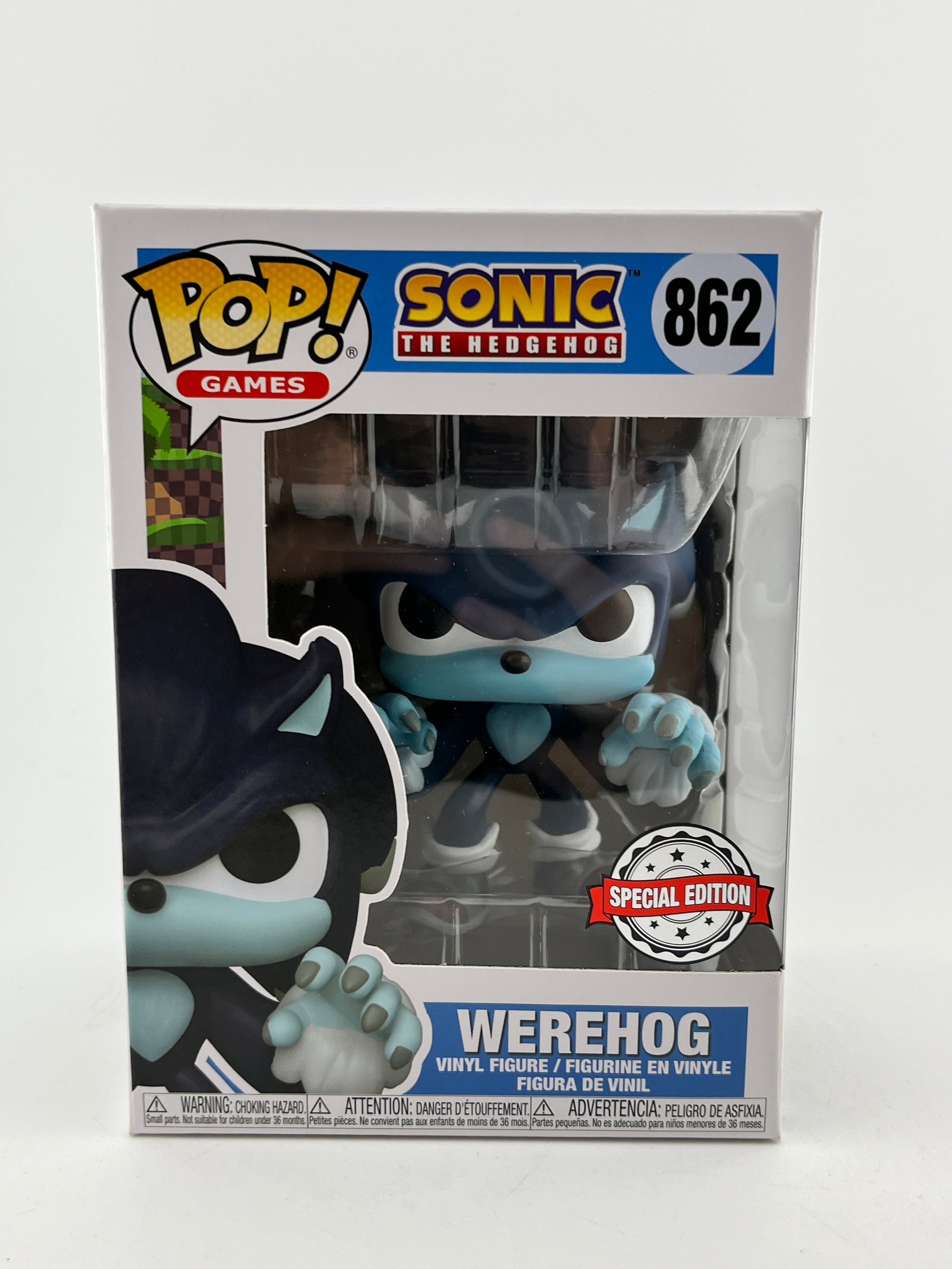 Funko POP! Games Sonic The Hedgehog - Wherehog #862 - Special Edition FRENLY BRICKS - Open 7 Days