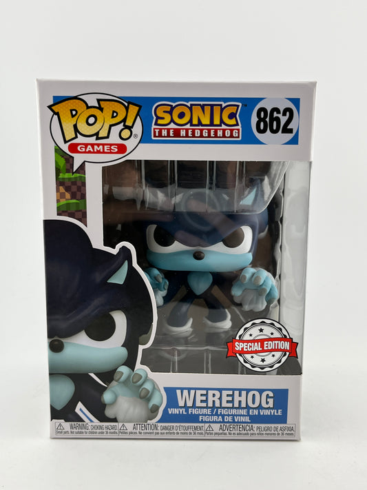 Funko POP! Games Sonic The Hedgehog - Wherehog #862 - Special Edition FRENLY BRICKS - Open 7 Days