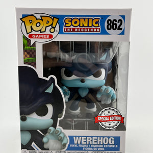 Funko POP! Games Sonic The Hedgehog - Wherehog #862 - Special Edition FRENLY BRICKS - Open 7 Days