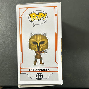 Star Wars: The Mandalorian The Armorer Pop! Vinyl Figure #353 FRENLY BRICKS - Open 7 Days