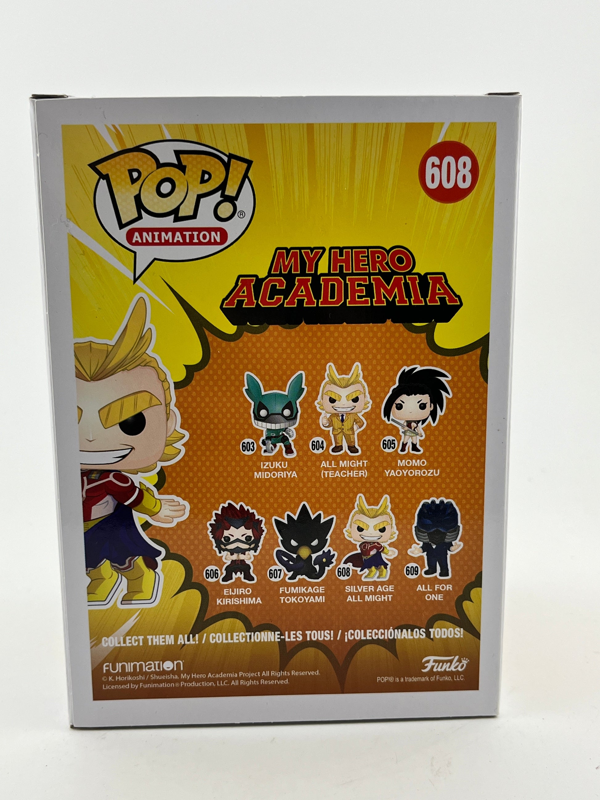 Funko POP! Animation My Hero Academia - Silver Age All Might - Special Edition FRENLY BRICKS - Open 7 Days