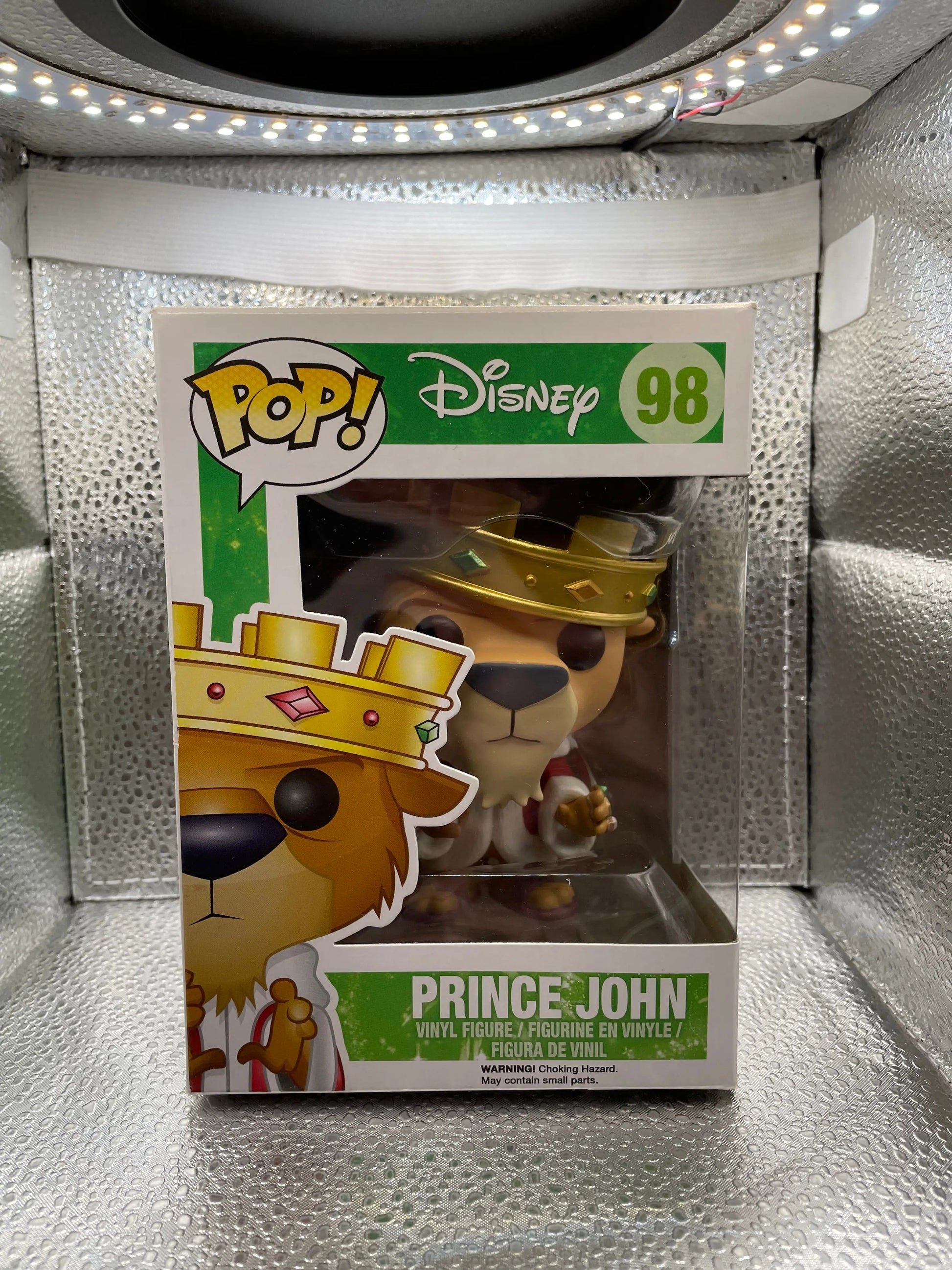 Funko POP 2014 Disney PRINCE JOHN in Red Robe - Robin Hood - Vaulted #98 FRENLY BRICKS - Open 7 Days