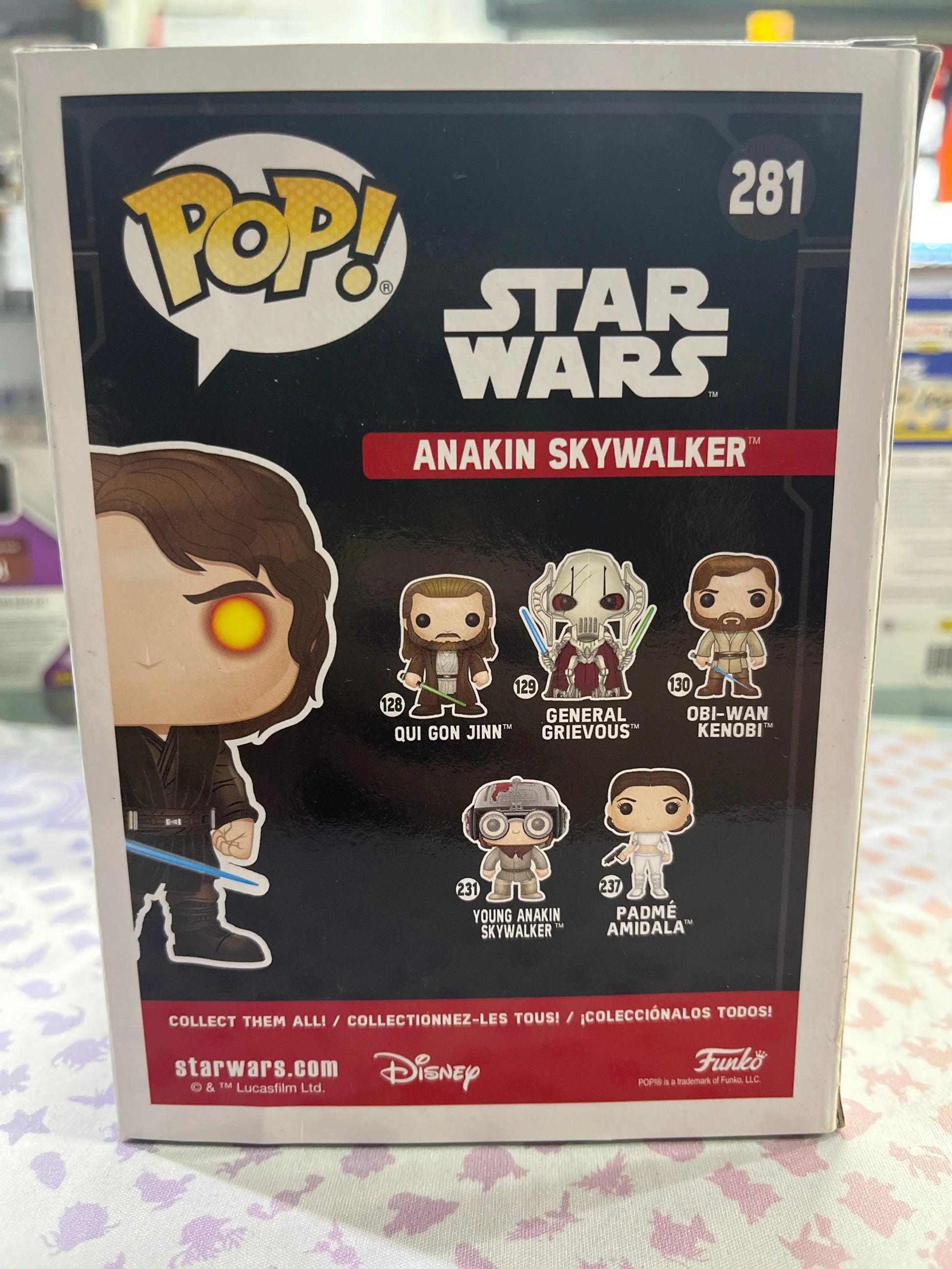 Funko Pop Vinyl Star Wars Anakin Skywalker #281 FRENLY BRICKS - Open 7 Days