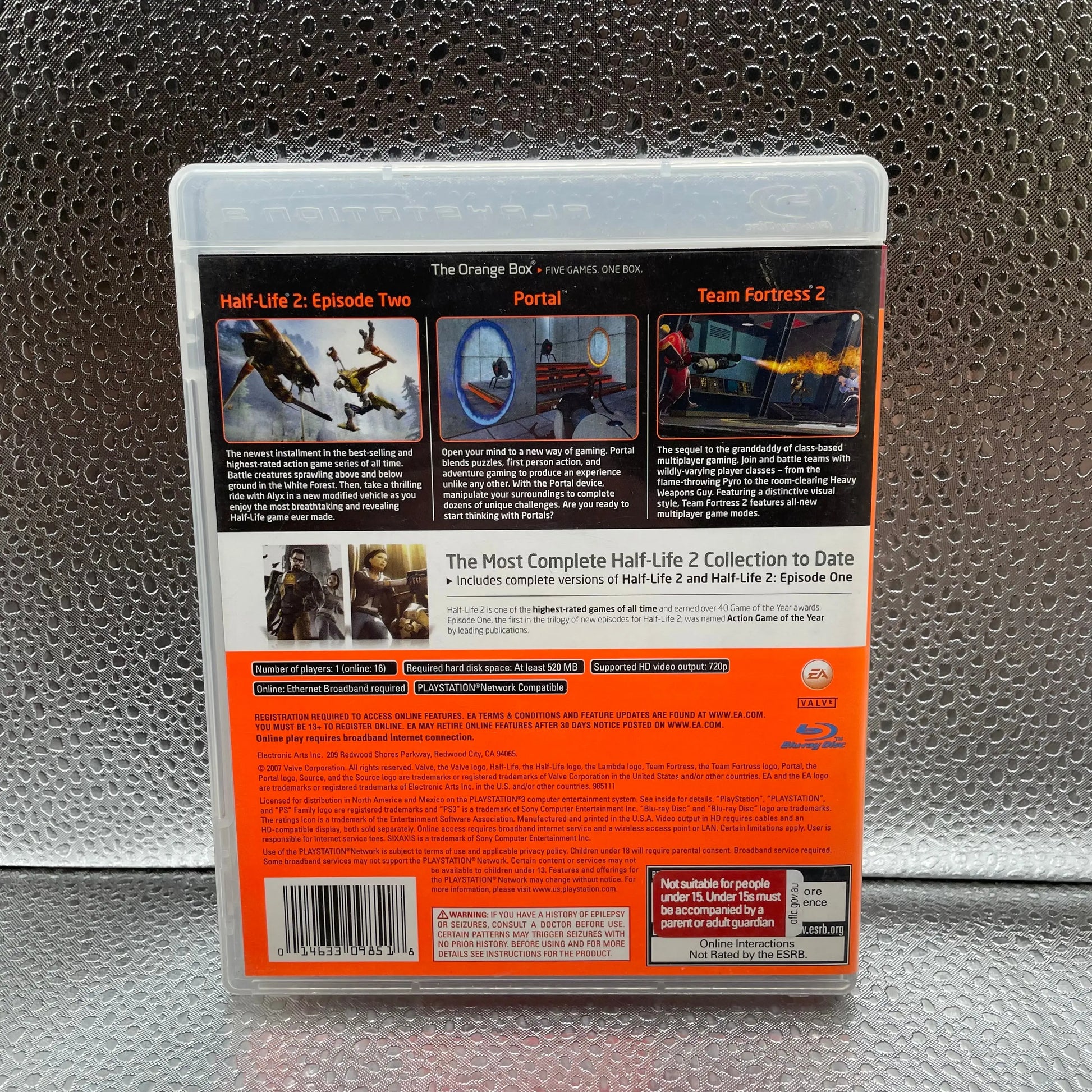 The Orange Box PlayStation 3 PS3 Game PAL Tested & Working Good Condition FRENLY BRICKS - Open 7 Days