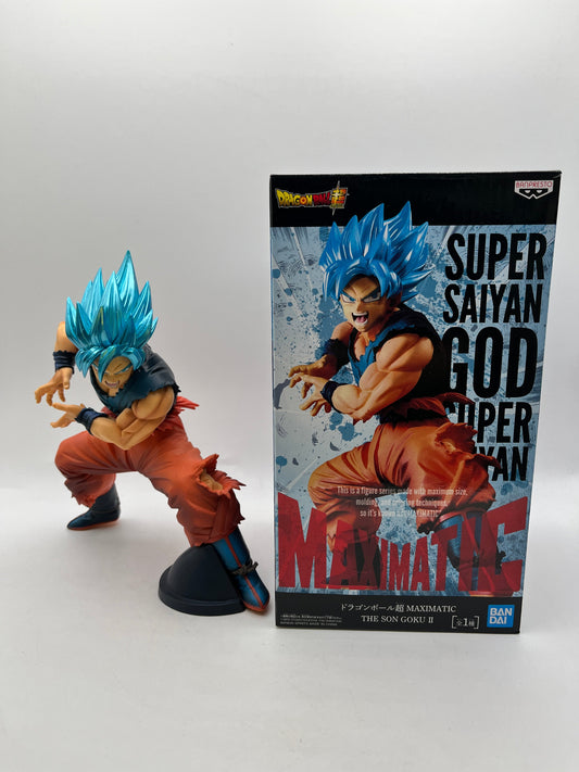 Dragon Ball Super Son Goku Super Saiyan God SS Action Figure Maximatec - Ex Display FRENLY BRICKS - Open 7 Days