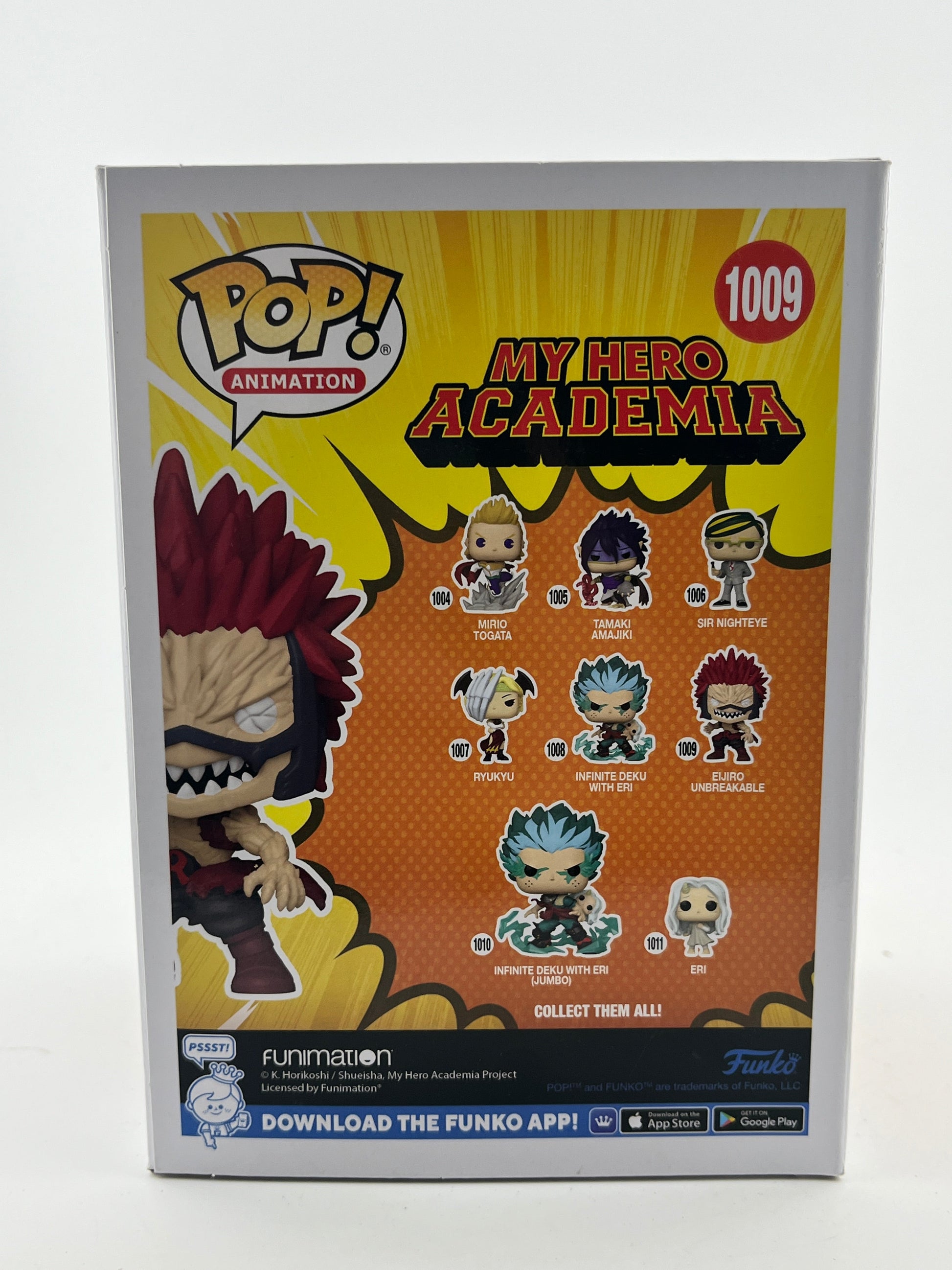 Funko POP! Animation My Hero Academia - Eijiro Unbreakable #1009 - Vinyl Collectable FRENLY BRICKS - Open 7 Days