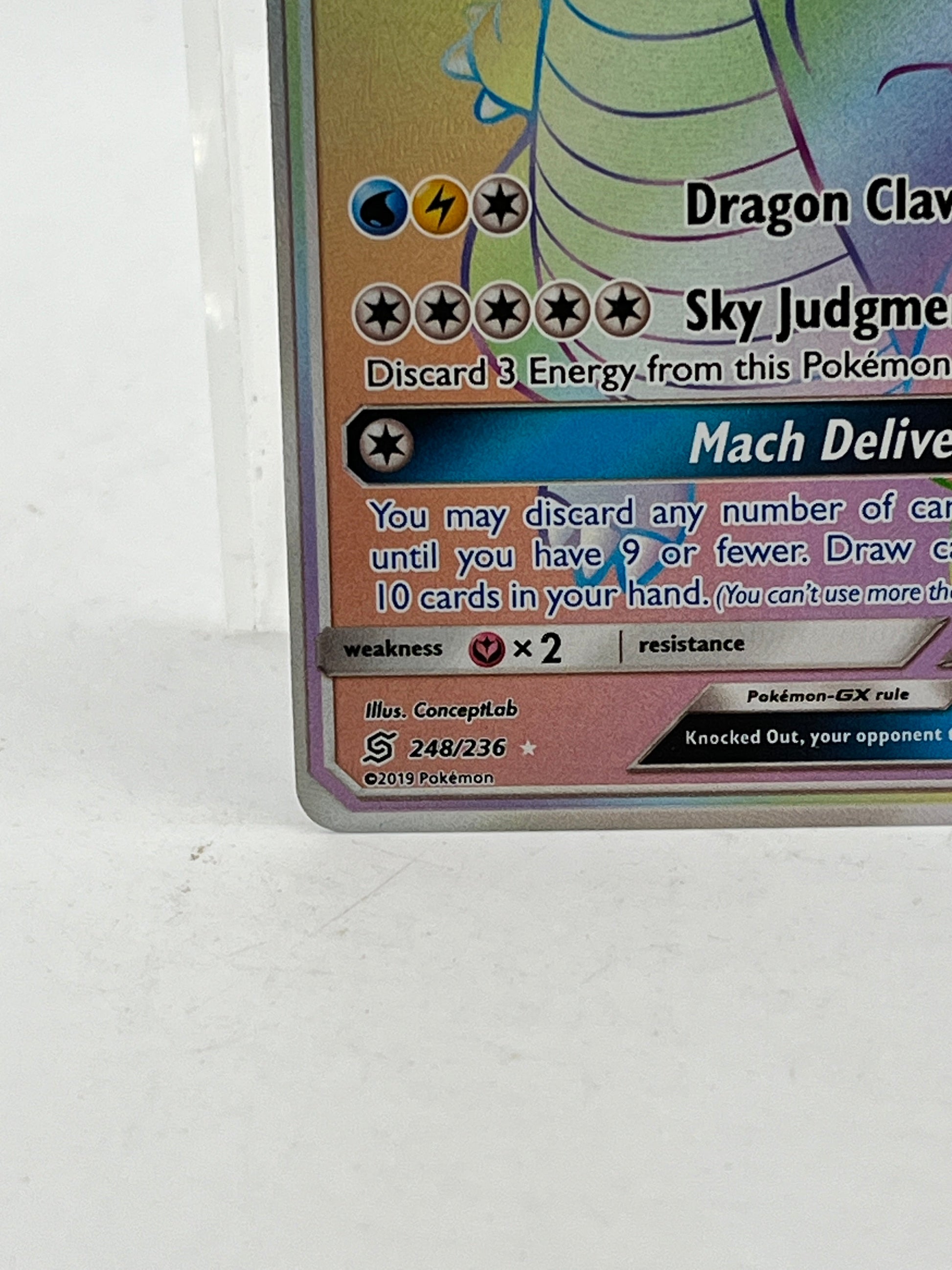 2019 Pokemon Sun & Moon - Unified Minds Dragonite Gx Secret 248 Full Art FRENLY BRICKS - Open 7 Days