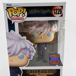 Funko POP! Animation JuJuTsu Kaisen - Satoru GoJo #1226 - Wondrous Convention Limited Edition FRENLY BRICKS - Open 7 Days