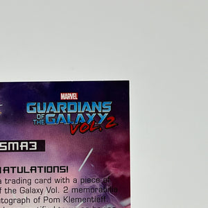 Upper Deck - Marvel Guardians of the Galaxy Volume 2 - Pom Klementieff #SMA3 Auto FRENLY BRICKS - Open 7 Days