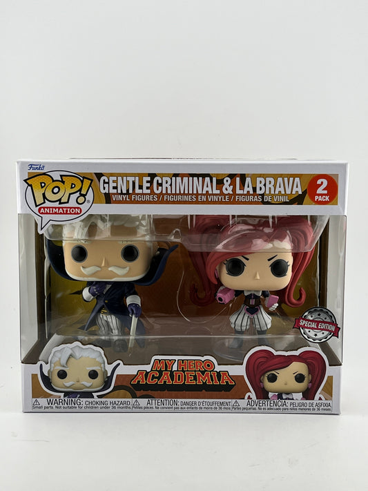 Funko POP! Animation My Hero Academia - Gentle Criminal & La Brava (2 Pack) - Special Edition FRENLY BRICKS - Open 7 Days