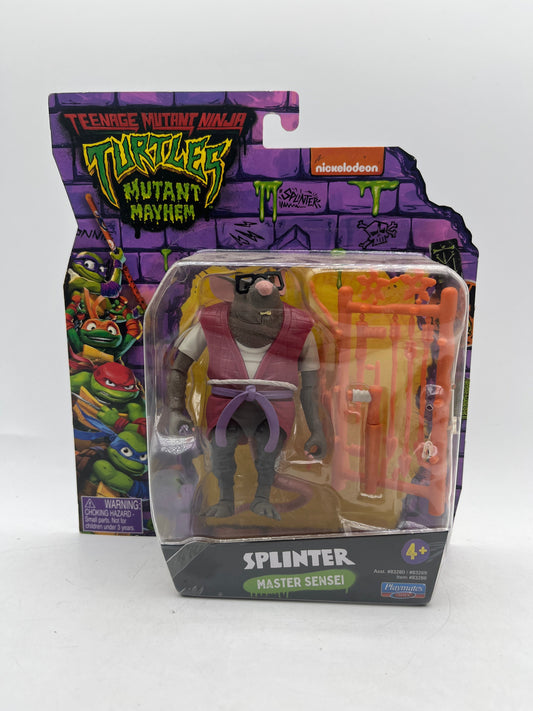 Playmates TMNT SPLINTER Teenage Mutant Ninja Turtles Mutant Mayhem Splinter FRENLY BRICKS - Open 7 Days