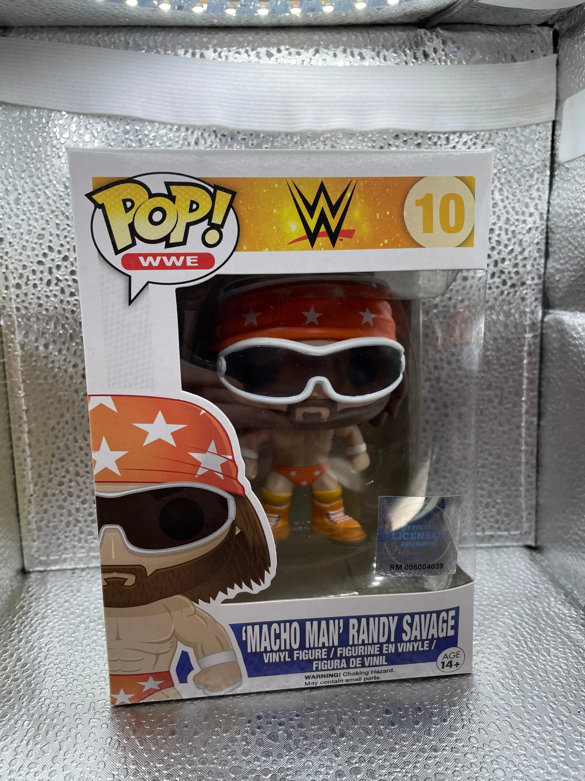 Macho Man Randy Savage Funko Pop Vinyl Figure WWE #10 Box Damage FRENLY BRICKS - Open 7 Days