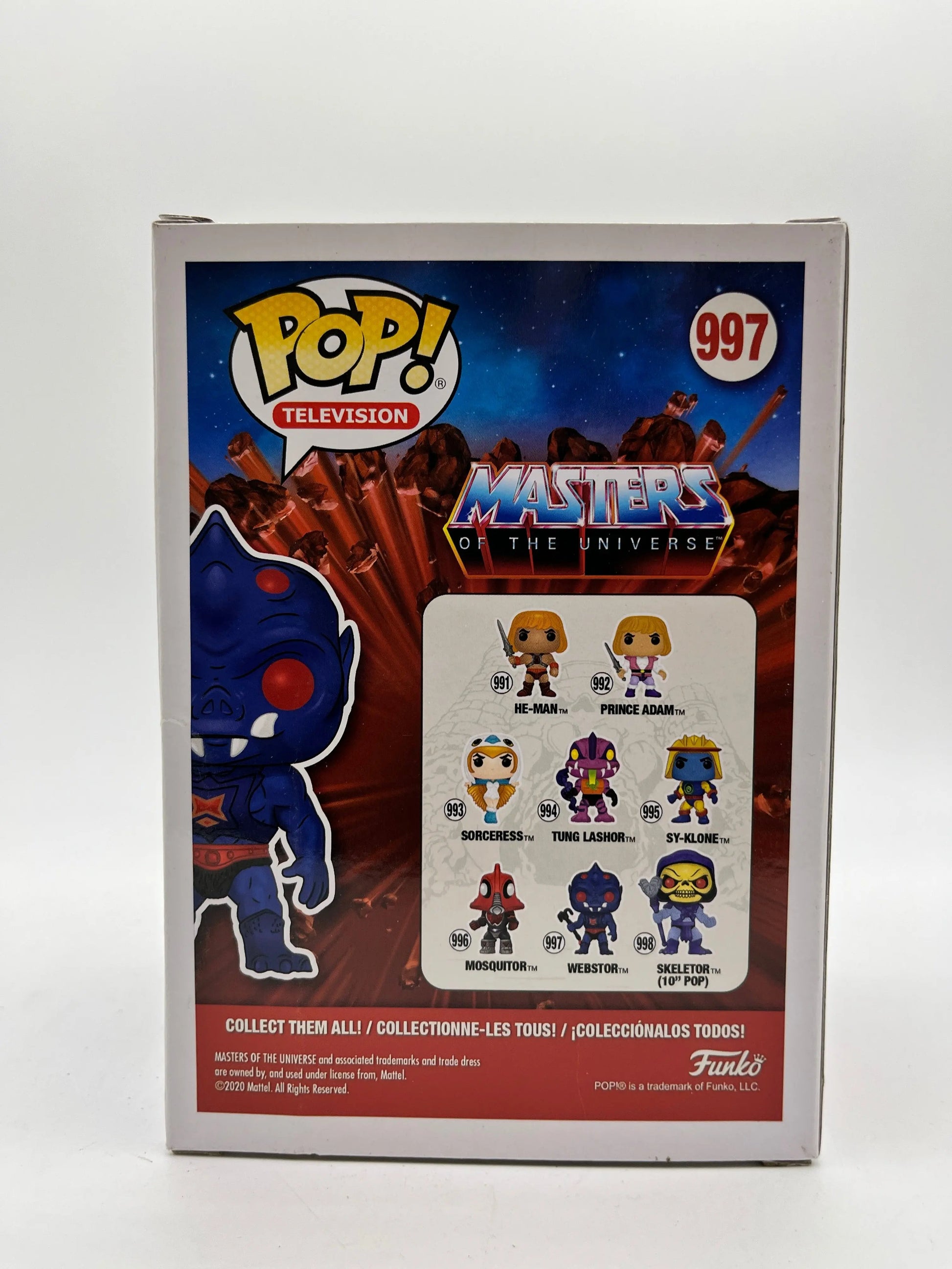 Funko POP! Television Masters Of The Universe Webstor #997 FRENLY BRICKS - Open 7 Days
