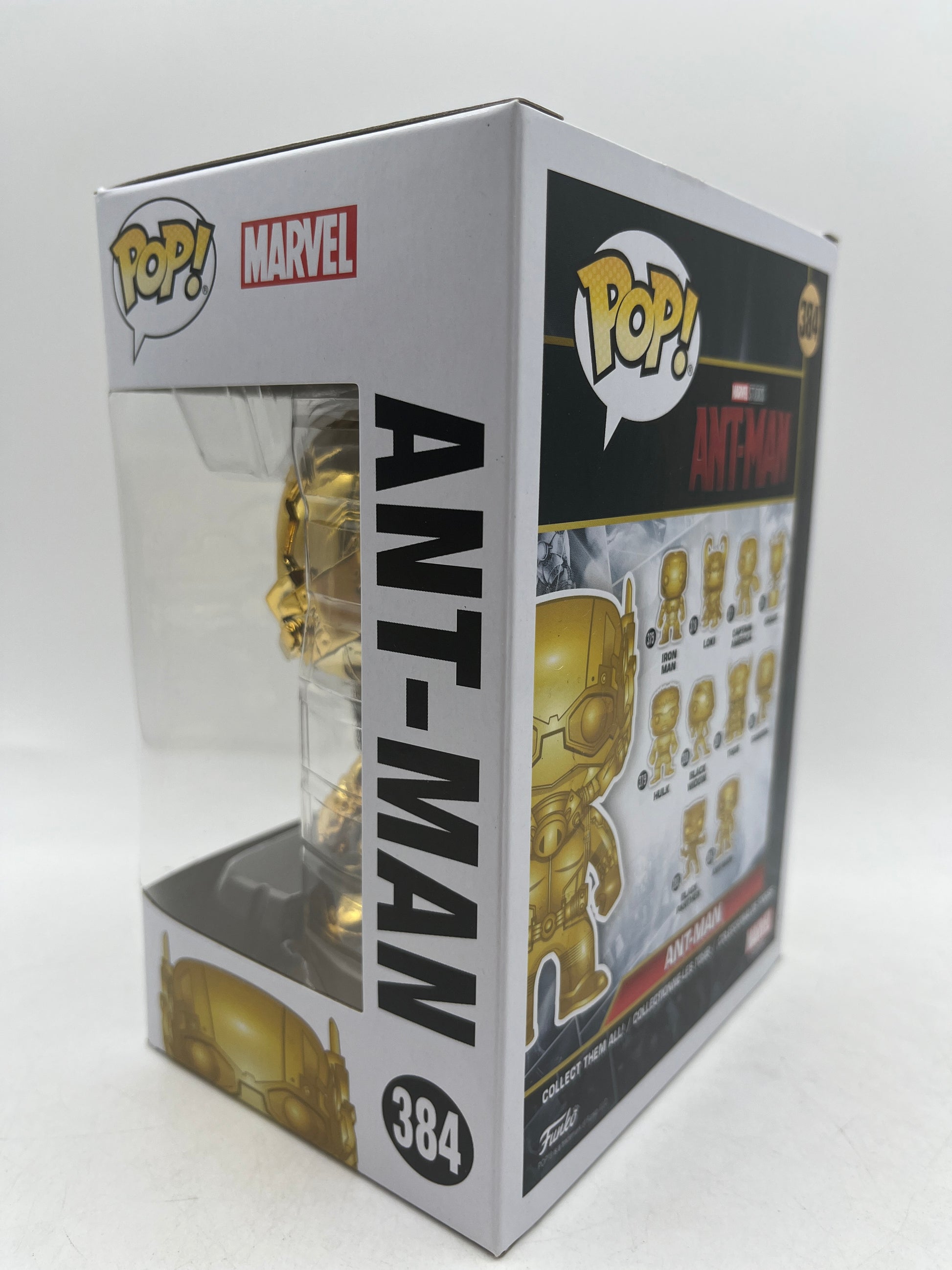 Funko Pop Marvel Studios The First 10 Years 384 Gold Ant-Man Vinyl Figure image 4