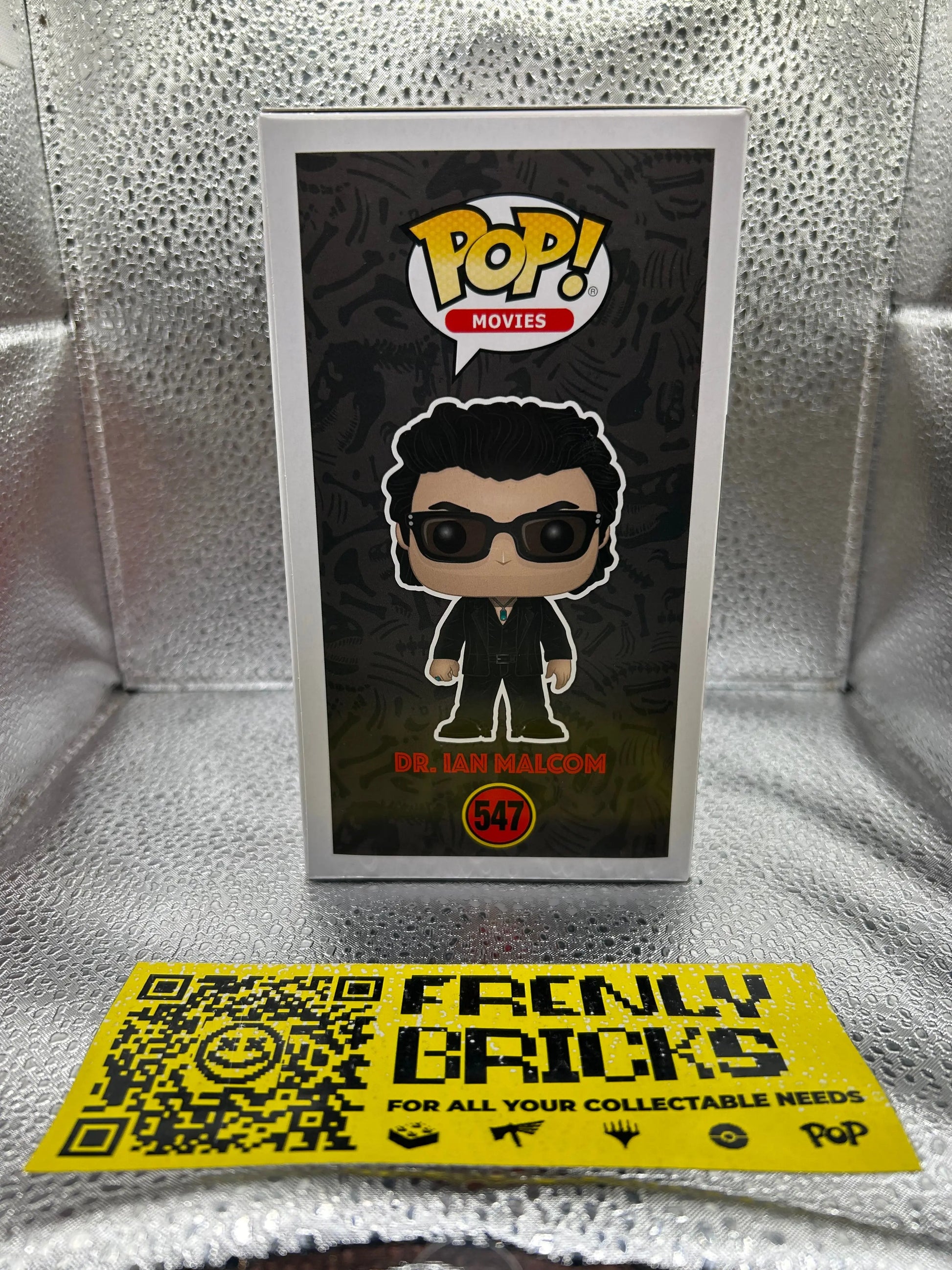 Pop Vinyl Jurassic Park #547 Dr. Ian Malcom FRENLY BRICKS - Open 7 Days