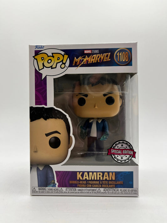 Funko POP! Marvel Ms Marvel Kamran Special Edition #1108 - Vinyl Collectable FRENLY BRICKS - Open 7 Days