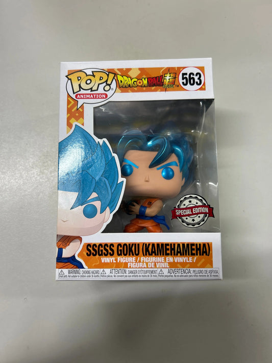 Pop Vinyl Dragon Ball Super #56 Ssgss Goku (Kamehameha) FRENLY BRICKS - Open 7 Days