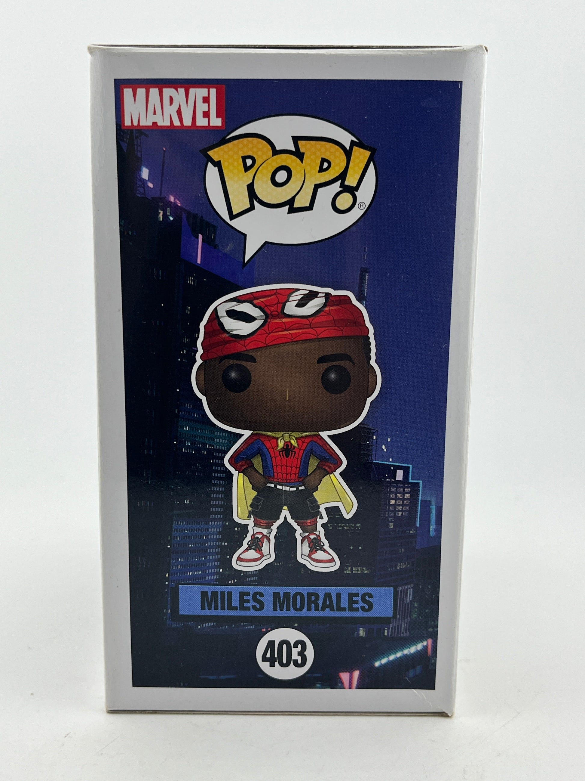 Funko POP! Spider-Man Into The Spiderverse - Miles Morales #403 - Vinyl Collectable FRENLY BRICKS - Open 7 Days